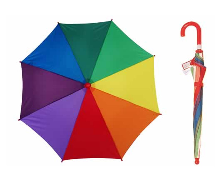 01. Shelta Children's Rainbow Umbrella, 8 Colours in 1 umbrella