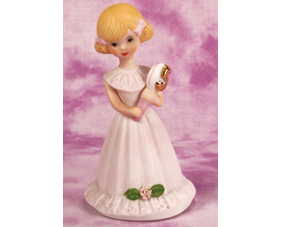 09. Growing Up Girls Figurine - Blonde, Age 5