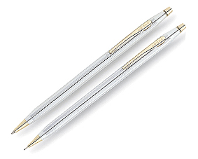 04. Cross Chrome Classic Century Medalist Pen & Pencil Set