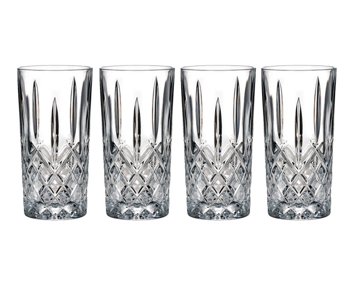 01. Marquis by Waterford "Markham" Hi Ball, Set of 4