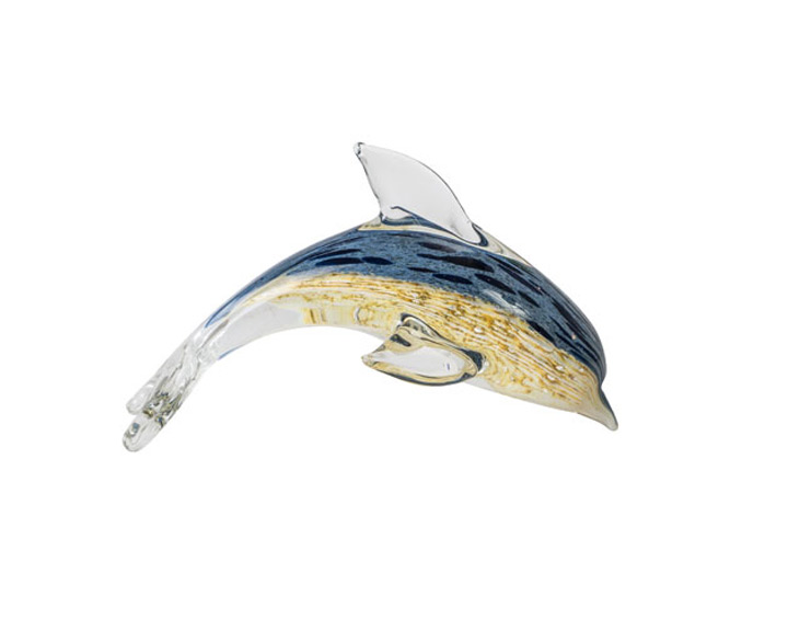 28. Zibo Coloured Glass 'Dofi' Dolphin