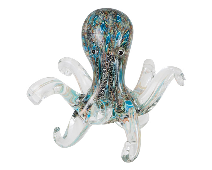 36. Zibo - Coloured Glass Octopus
