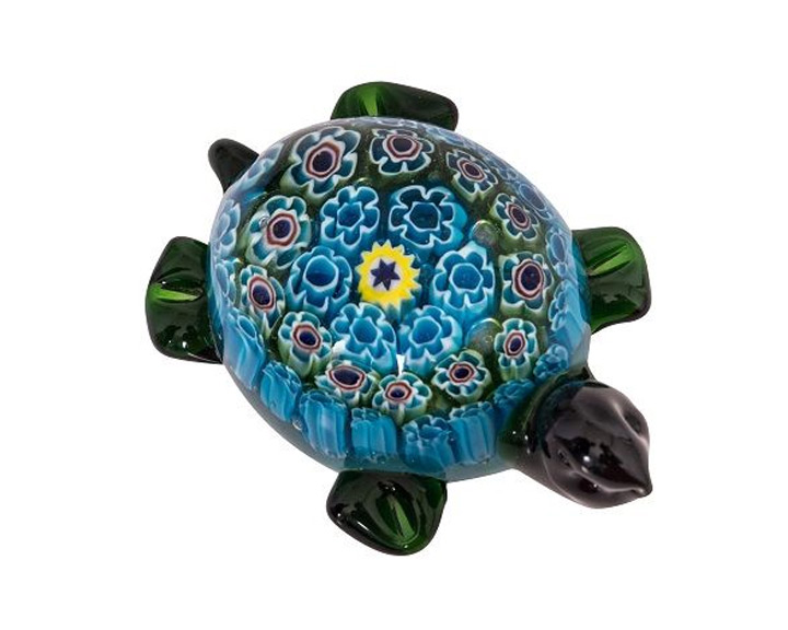 18. Coloured Miniature Glass "Turtle"