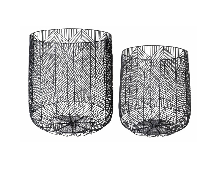 01. Wire Basket, Set of 2