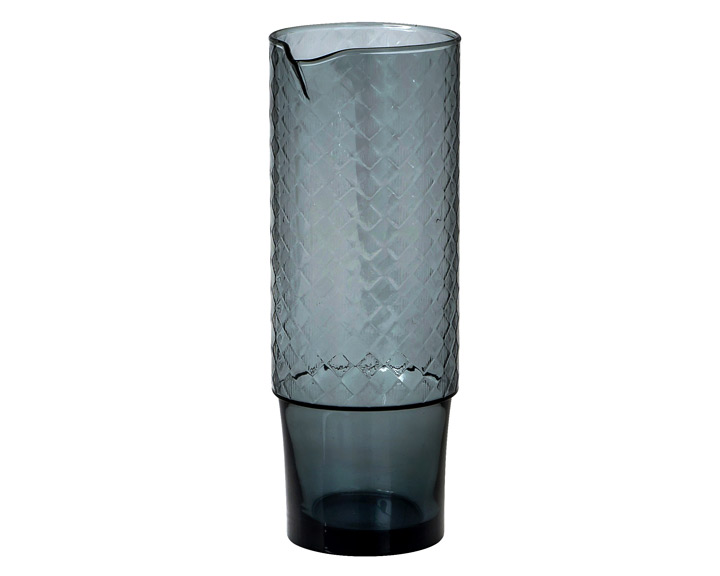 04. Etna Glassware - Column Pitcher, Grey