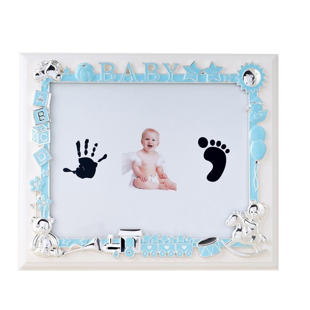 10. Baby Photo Frame Epoxy Blue