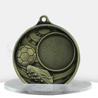 Global Soccer Logo Medal