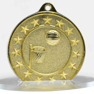 Shooting Star Series Netball Medal