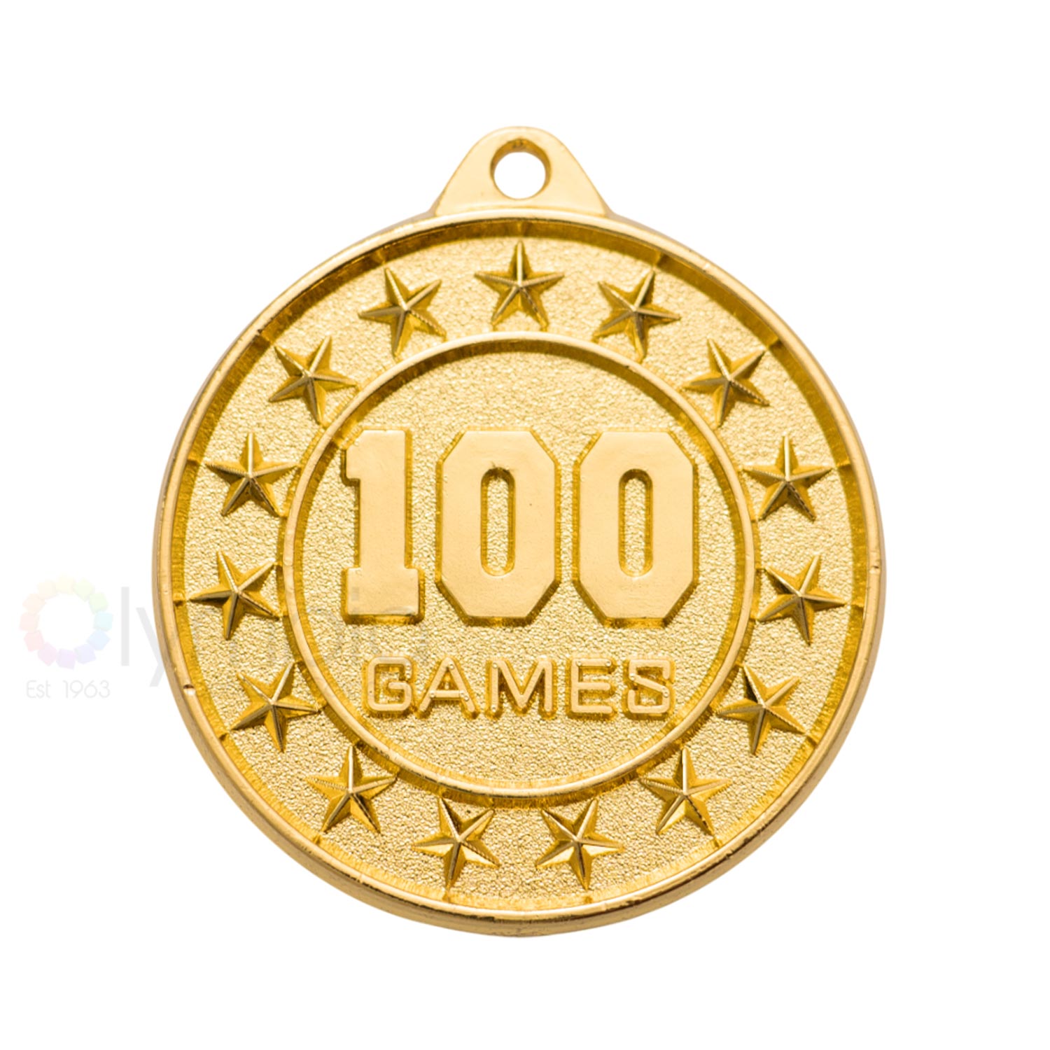 Shooting Star Series 100 Games Medal