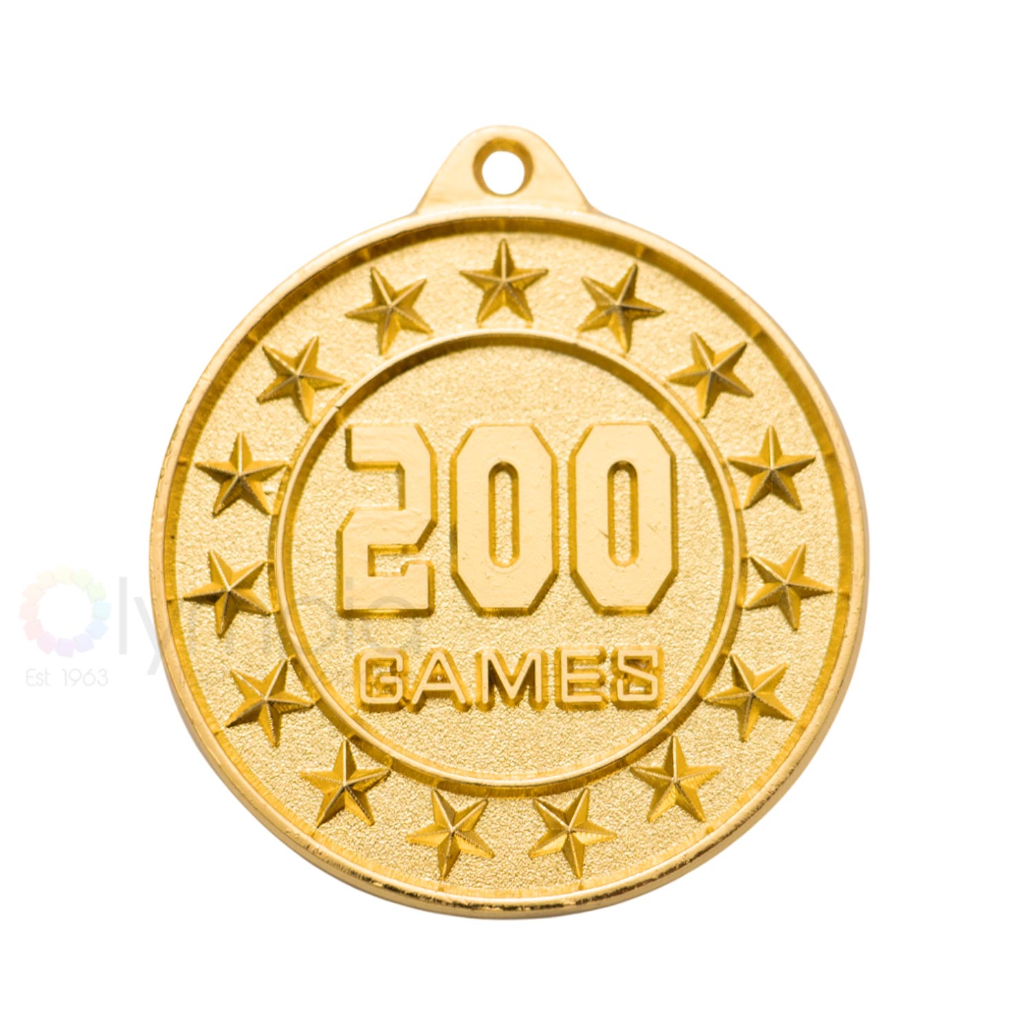 Shooting Star Series 200 Games Medal