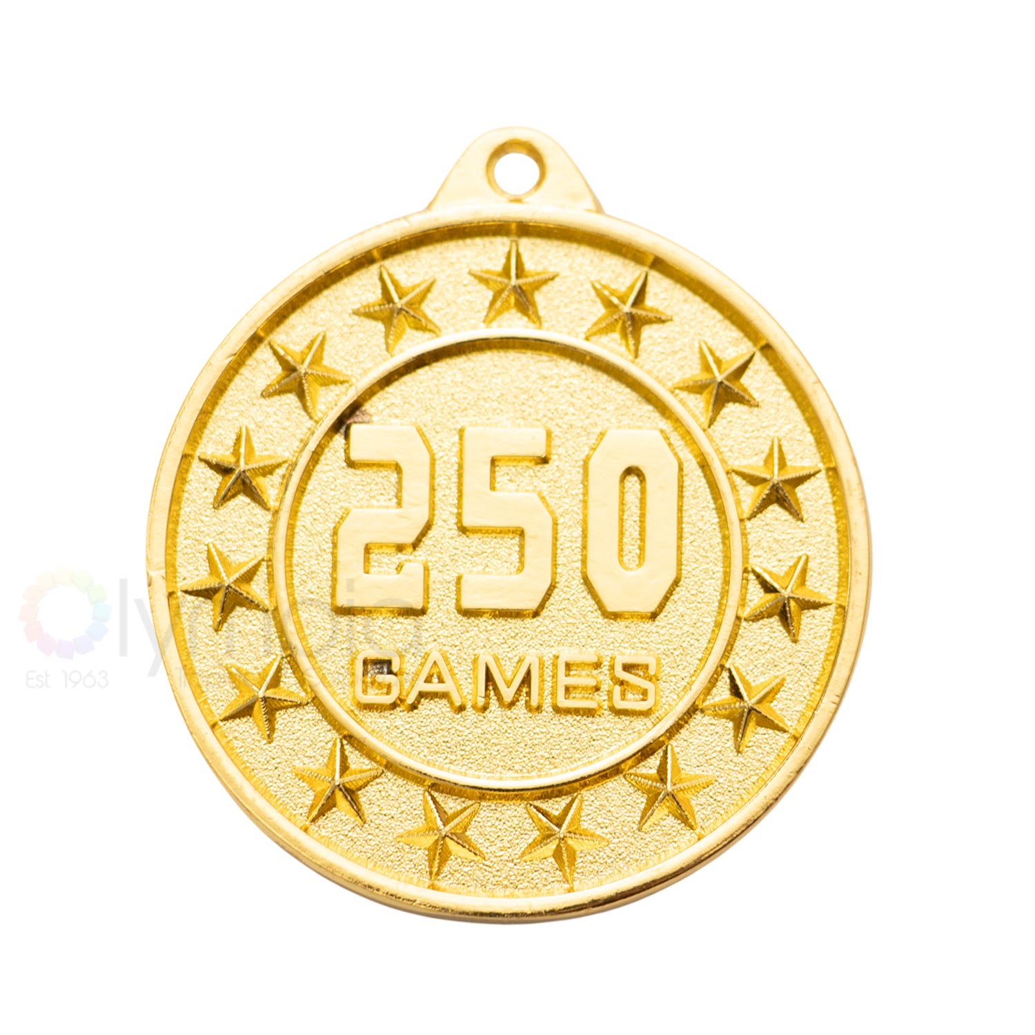 Shooting Star Series 250 Games Medal