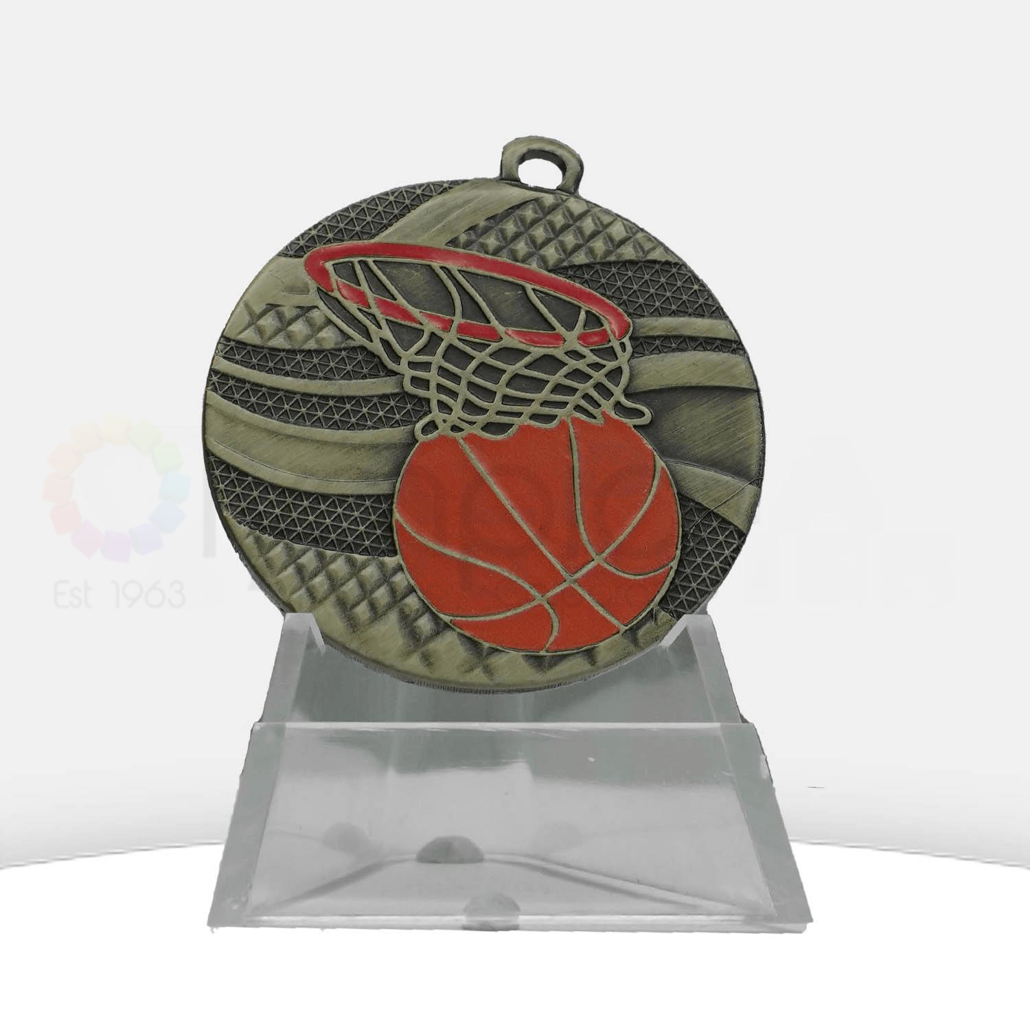 Mosaic Basketball Medal