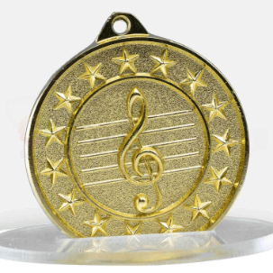 Shooting Star Series Music Medal