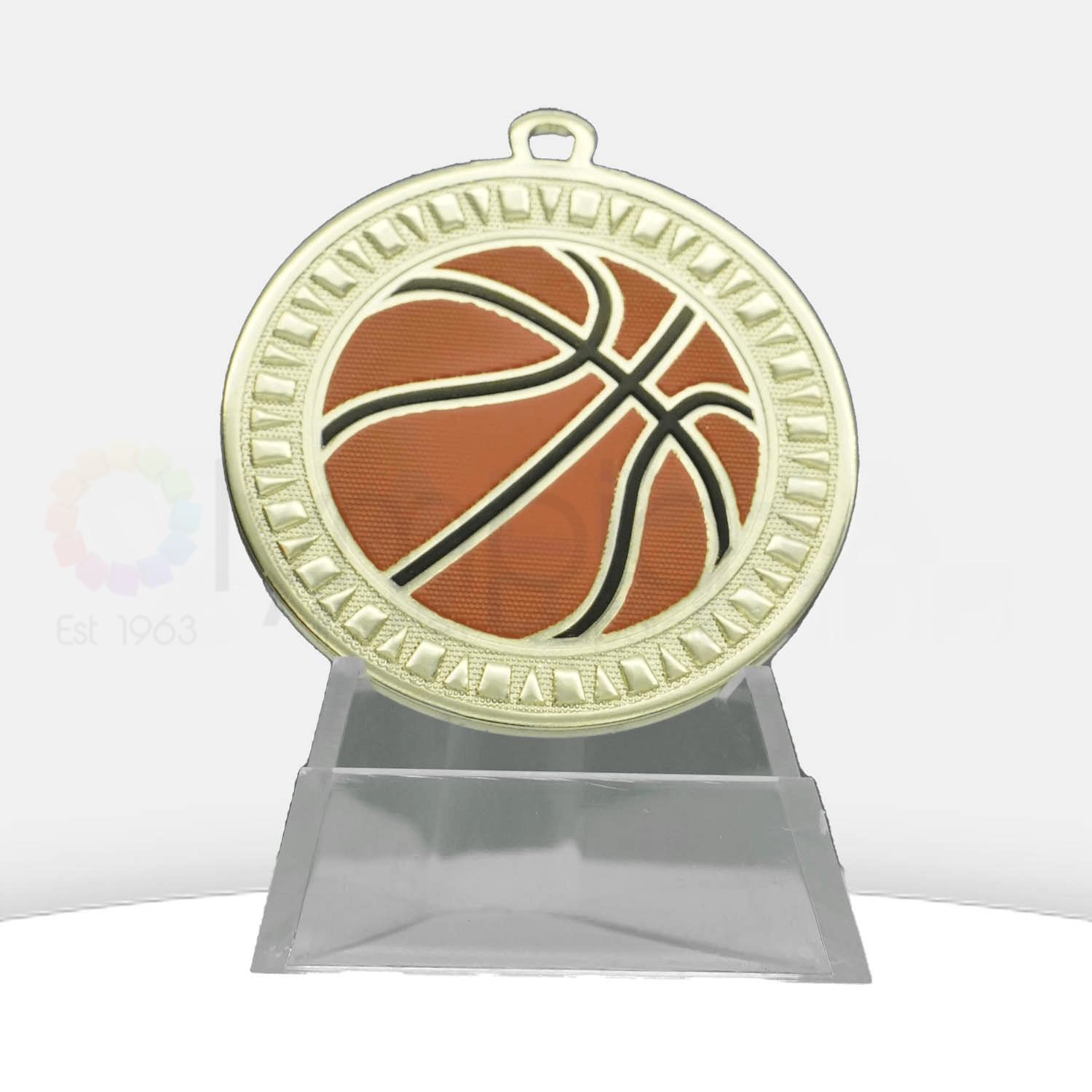 Basketball Spark Medal Shiny