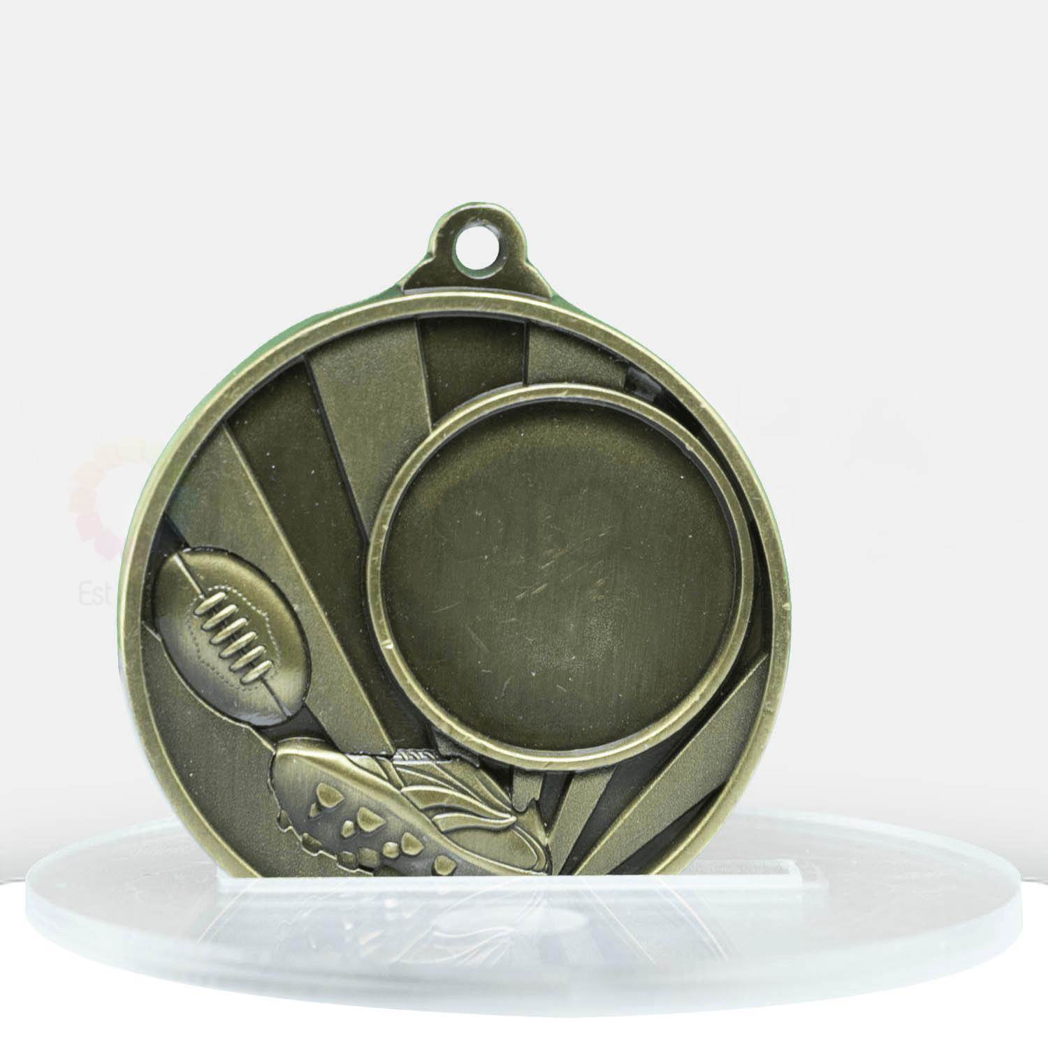 Sunrise Medal Aussie Rules+25mm insert