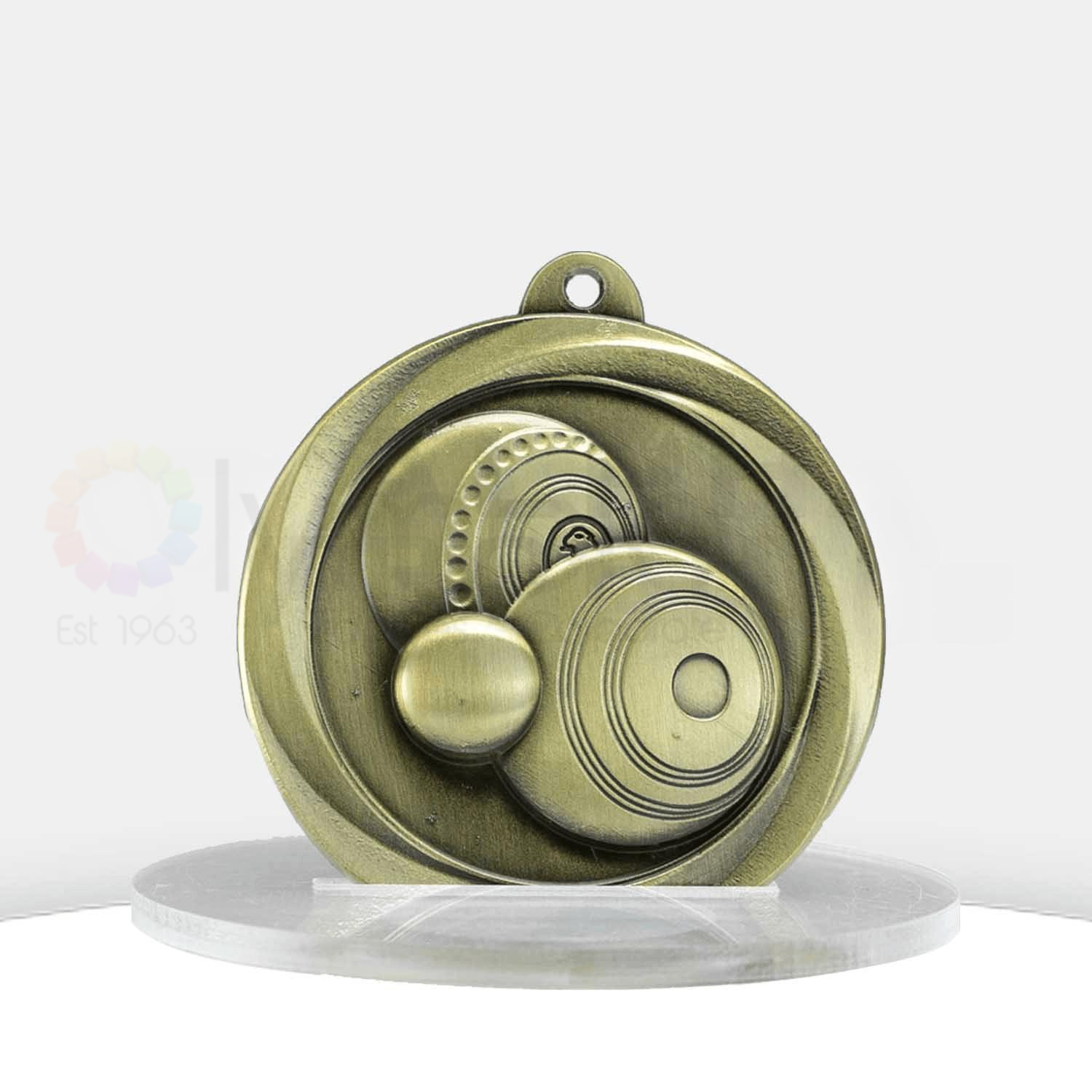 Bowls Econo Medal Gold
