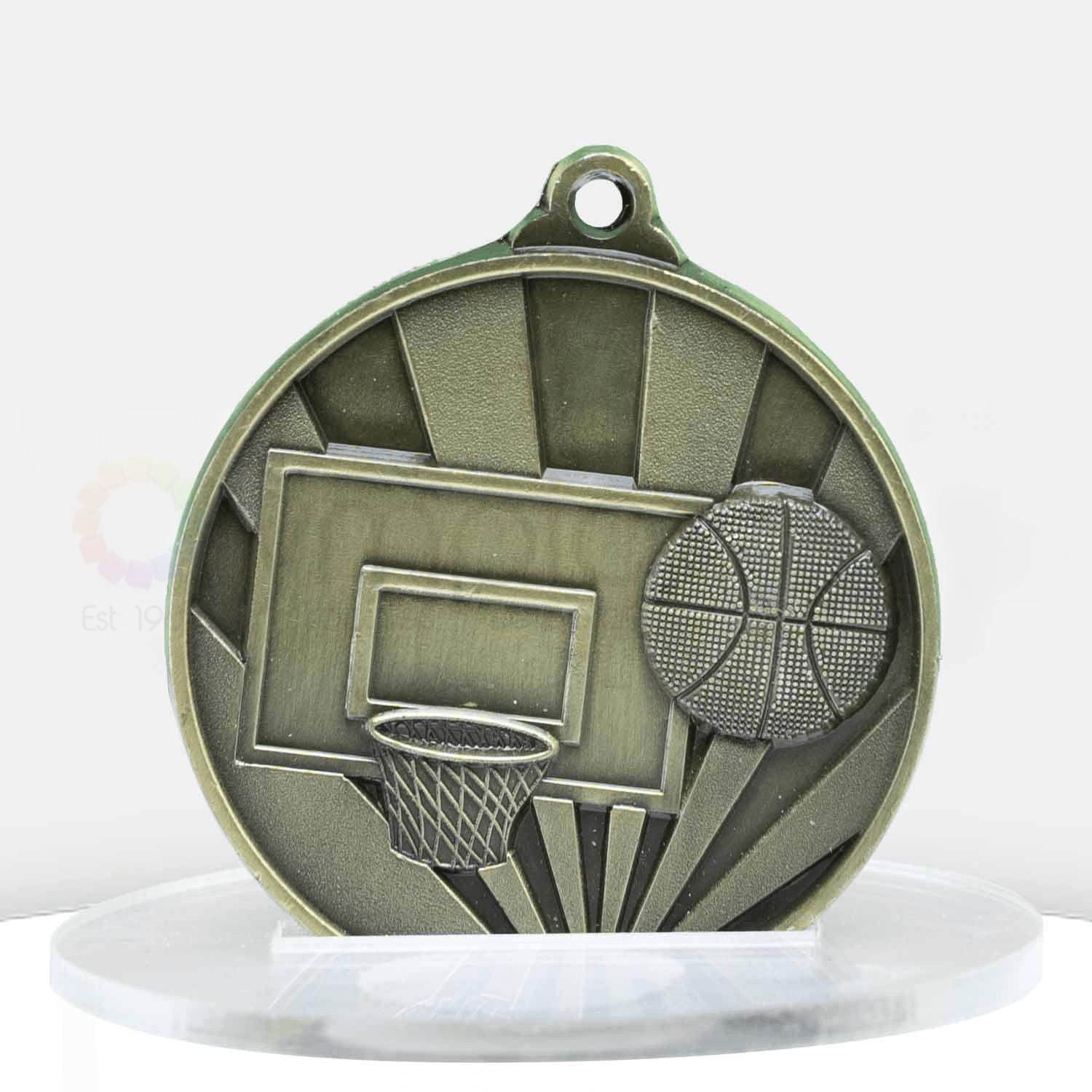 Sunrise Basketball Medal (70mm)