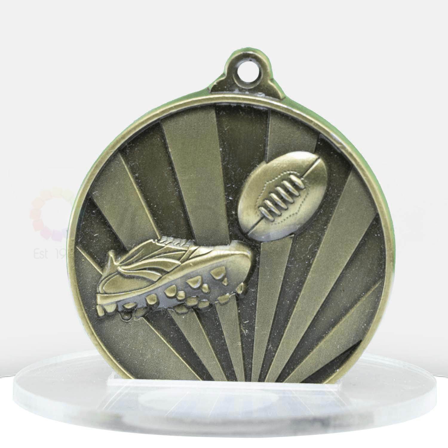 Sunrise Aussie Rules Medal (70mm)