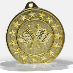 Shooting Star Series Motorsport Flags Medal
