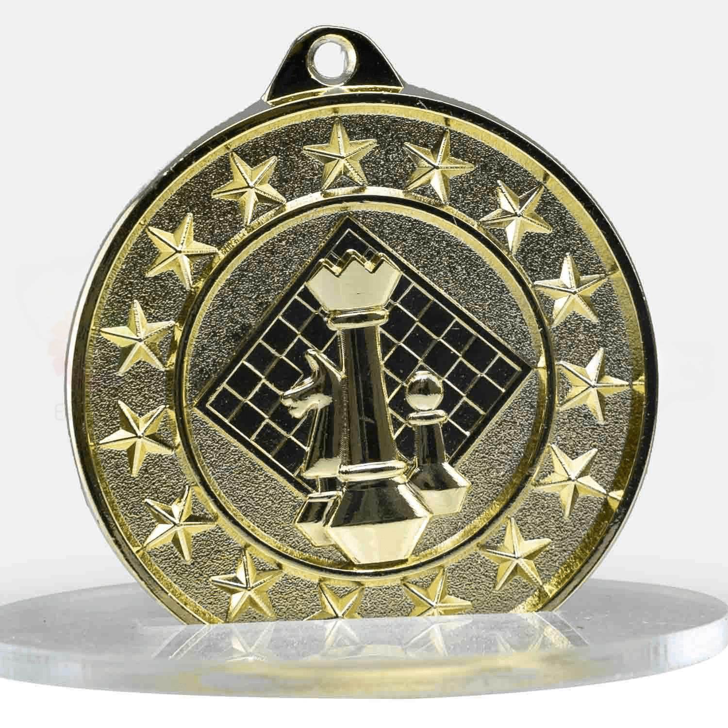Shooting Star Series Chess Medal