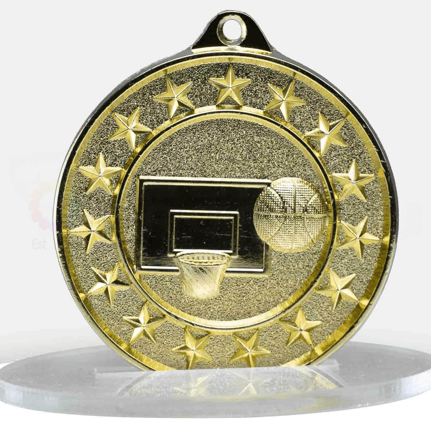 Shooting Star Series Basketball Medal