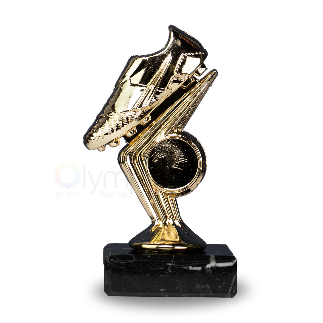 Golden Boot on Marble Base Trophy