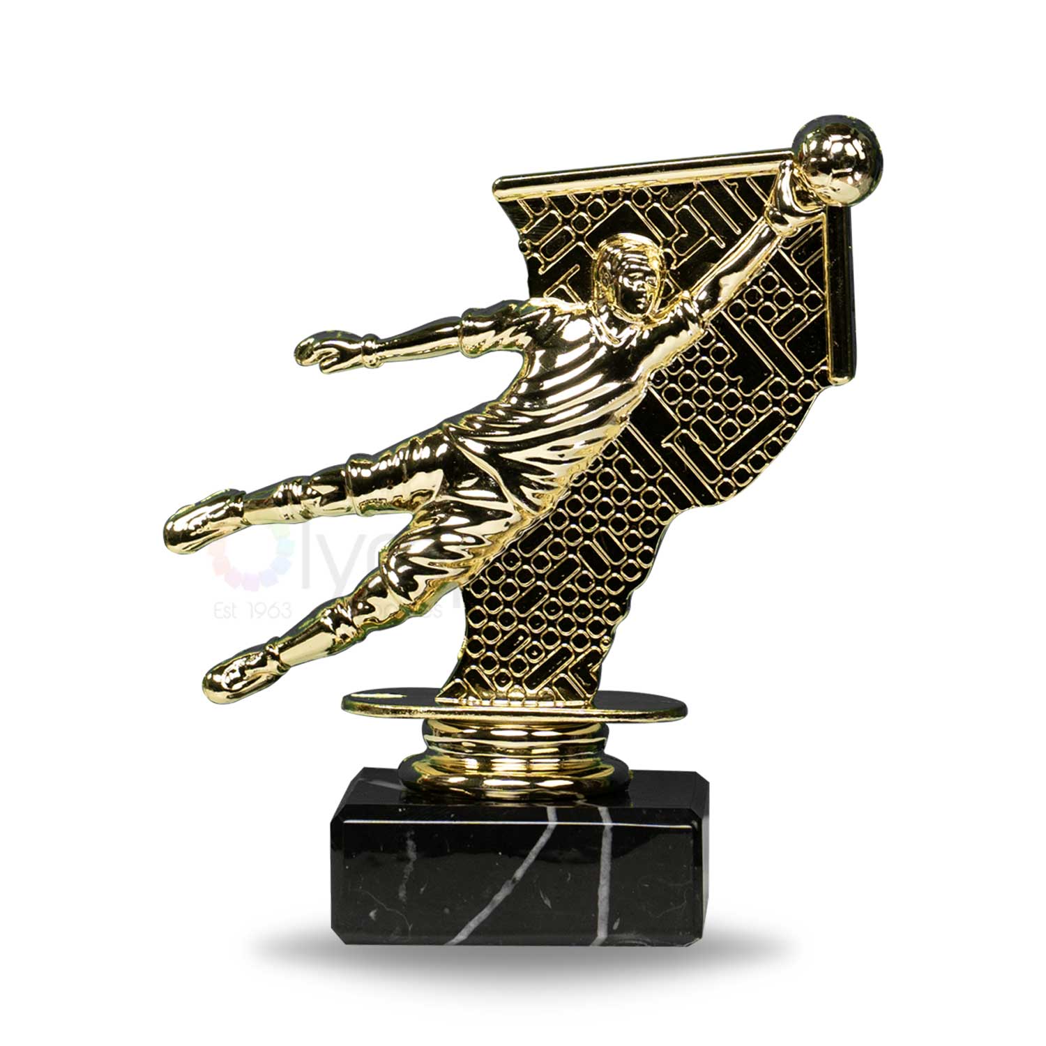Goalkeeper On Marble Base Trophy