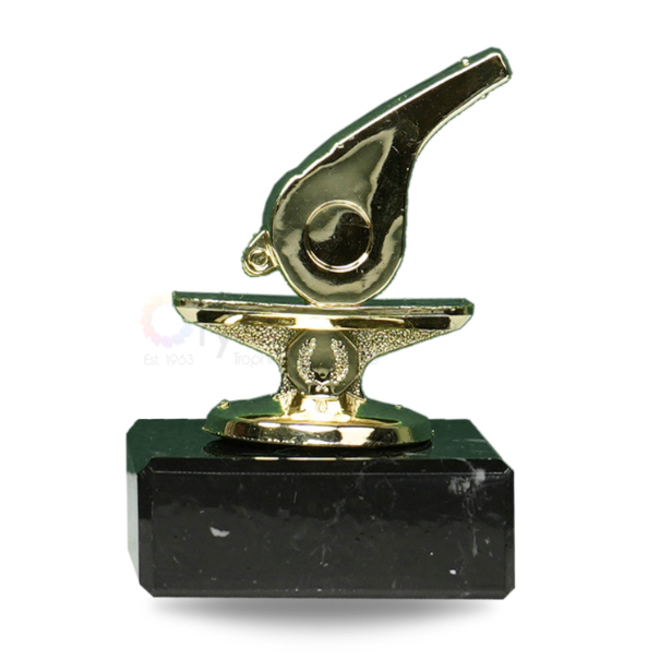 Whistle On Marble Base Trophy