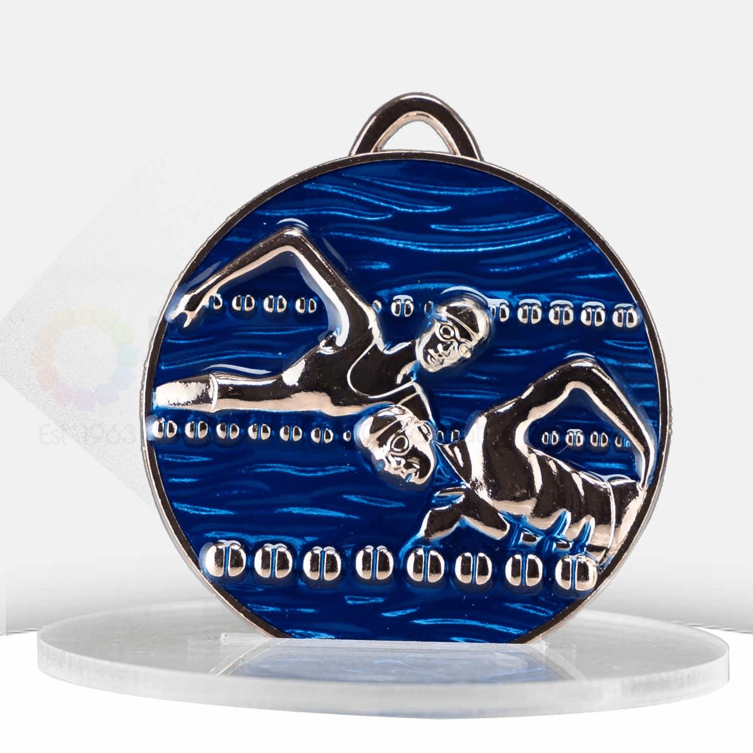 Swim Medal Painted