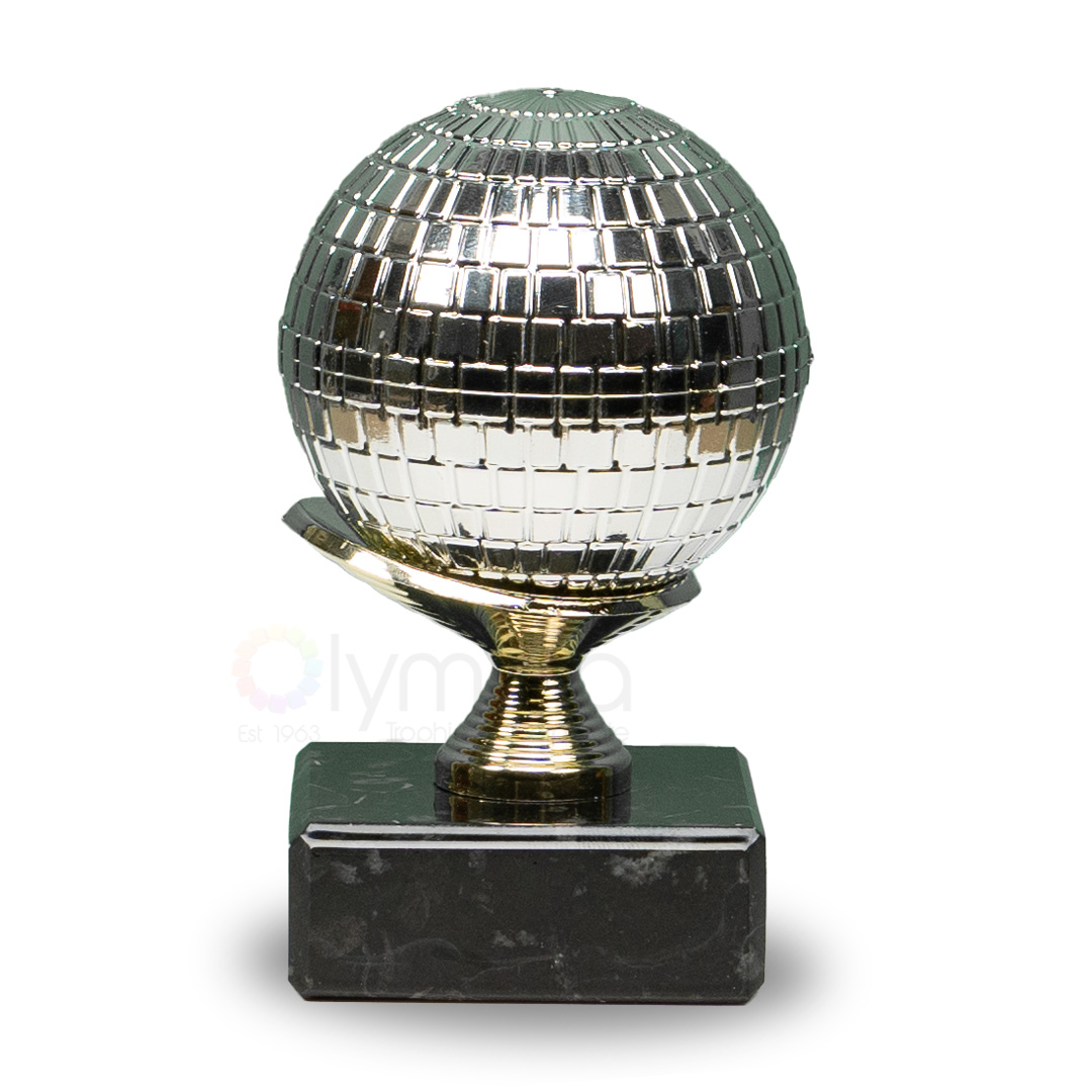 Disco Ball On Marble Base Trophy